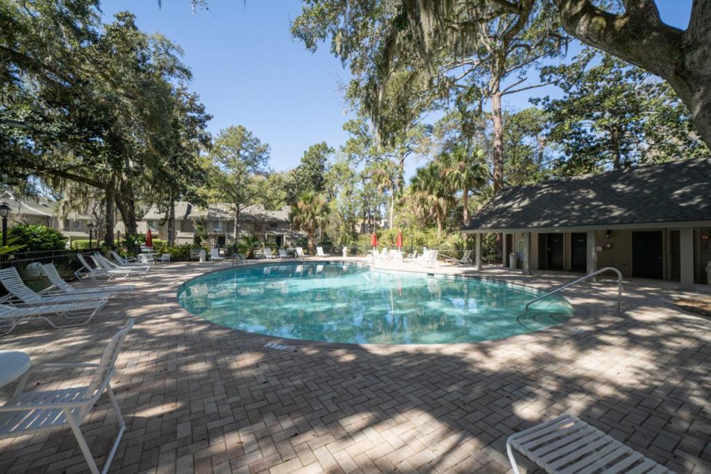Golf View Two Bedroom With K Q And Fold Out Couch Bikes & Beach Gear Included Hilton Head Island Kültér fotó