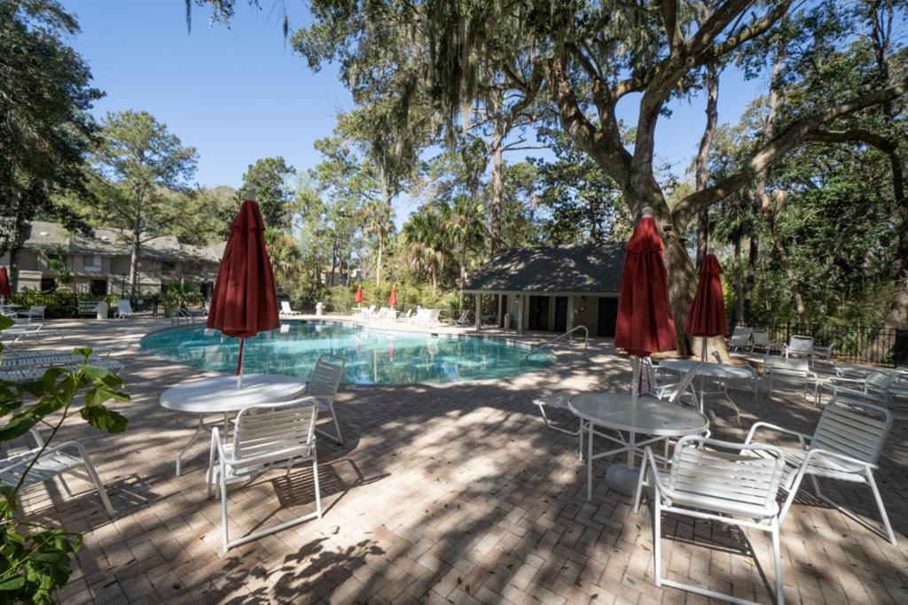 Golf View Two Bedroom With K Q And Fold Out Couch Bikes & Beach Gear Included Hilton Head Island Kültér fotó